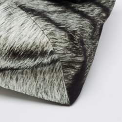 Pre Owned Dries Van Noten  Green/White Satin Foldover Clutch