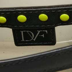 Diane Von Furstenberg Black Plexi  Shoulder Bag