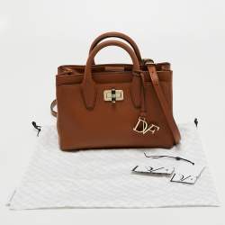 Diane von Furstenberg Tan Leather Mini Gallery Viviana Tote