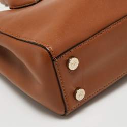 Diane von Furstenberg Tan Leather Mini Gallery Viviana Tote