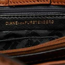 Diane von Furstenberg Tan Leather Mini Gallery Viviana Tote