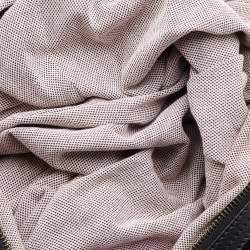 Pre Owned Diane Von Furstenberg Black Chainlink Leather Medium Stephanie Hobo