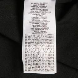 مملوكة مسبقًا تي شيرت ديزل أسود بجيب سحاب مقاس متوسط