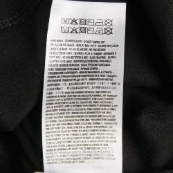 مملوكة مسبقًا تي شيرت ديزل أسود بجيب سحاب مقاس متوسط