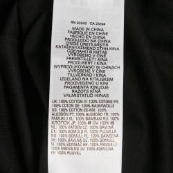 Pre Owned Diesel Black Ripped Neck Jersey T-Shirt S