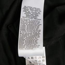 Pre Owned Diesel Black Ripped Neck Jersey T-Shirt S