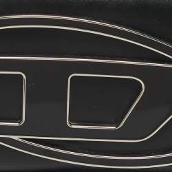 Pre Owned Diesel 1DR  Black Leather Wallet On Strap