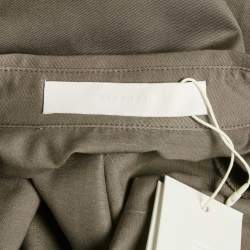 Pre Owned Dion Lee Ash Green Cotton Belted Utility Shirt  S