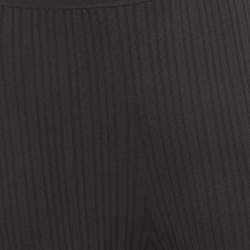 Dion Lee Black Rib Knit Elasticated Waist Float Pants L