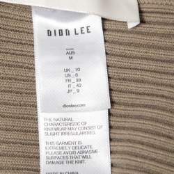 Dion Lee Beige Knit Twisted Cut Out Sleeveless Top M