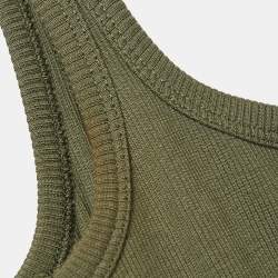 Dion Lee Green Cotton Blend Corset Top M