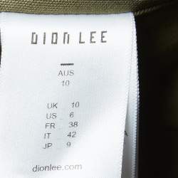 Dion Lee Green Cotton Blend Corset Top M