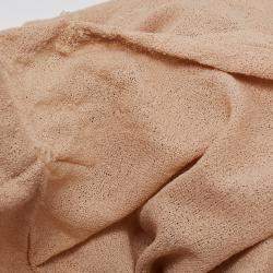 Pre Owned فستان ماكسي ديون لي تريكو بيج مكشكش فراشة مقاس صغير - سمول