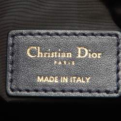 Dior Blue Toile de Jouy Reverse Jacquard Canvas 30 Montaigne Cosmetic Pouch