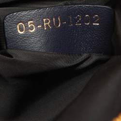 Dior Blue Toile de Jouy Reverse Jacquard Canvas 30 Montaigne Cosmetic Pouch