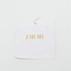 Pre Owned Dior Beige Logo Embroidered Woven Sunglasses Strap