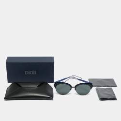 Dior Black/Blue G5V2K Diorama Club Cat Eye Sunglasses