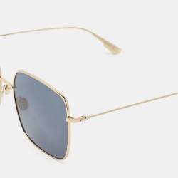 Dior Blue/Gold Tone Stellaire1 Square Sunglasses