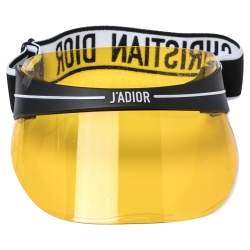 Christian Dior Yellow Dior Club1 Sun Visor