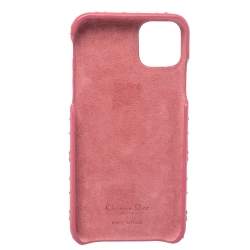 Christian Dior Pink Cannage Leather  Lady Dior iPhone 11 Pro Max Case