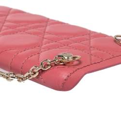 Christian Dior Pink Cannage Leather  Lady Dior iPhone 11 Pro Max Case