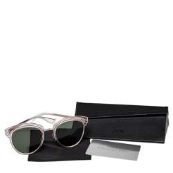Dior Rose Gold Tone/ Green DiorEnigme Clubmaster Sunglasses