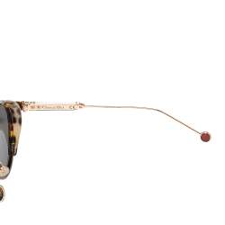 Dior Tortoise/Pink Acetate DiorUmbrage Mirror Round Sunglasses