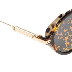Dior Tortoise/Pink Acetate DiorUmbrage Mirror Round Sunglasses