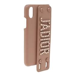Dior Peach Leather J'Adior iphone XS Cover