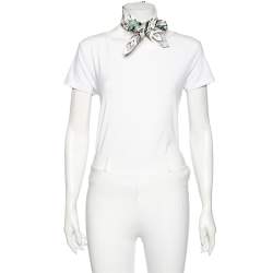 Pre Owned وشاح ديور حرير مطبوع نقشة القمر متعدد الألوان