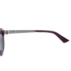 Pre Owned Dior Purple Diorama 5N Rectangle Sunglasses