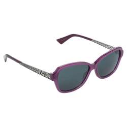 Pre Owned Dior Purple Diorama 5N Rectangle Sunglasses