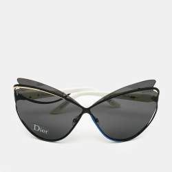Dior Black/White Audacieuse1 Butterfly Sunglasses