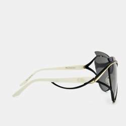 Dior Black/White Audacieuse1 Butterfly Sunglasses
