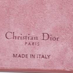 Dior Pink Cannage Leather Lady Dior iPhone 14 Pro Case