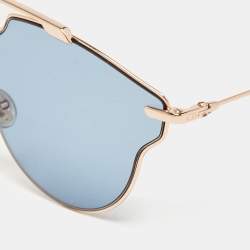 Pre Owned Dior Blue DDBKU Dior So Real Aviator Sunglasses