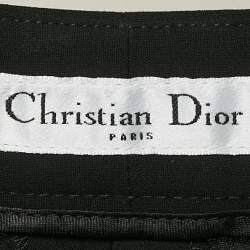 Christian Dior Black Wool Formal Trousers M