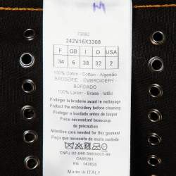 Pre Owned Dior Black Riveted Denim Button Front Jacket S