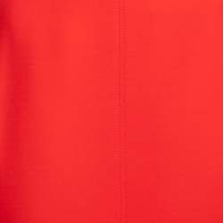 Dior Coral Wool & Silk Flared Skirt M