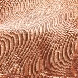 Christian Dior Orange Texture Lurex Halter Neck Gown M