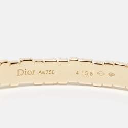 Dior Gem Dior 18k Yellow Gold Bracelet 15.5 
