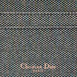 Pre Owned Dior Multicolor Leather Lady Dior Card Holder