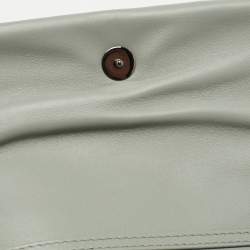 Dior Stone Grey Macrocannage Leather Mini Caro Bag