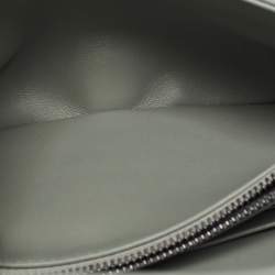Dior Stone Grey Macrocannage Leather Mini Caro Bag