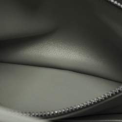 Dior Stone Grey Macrocannage Leather Mini Caro Bag