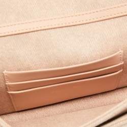 Dior Beige Cannage Fabric Mini My Dior Top Handle Bag