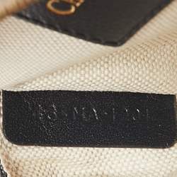 Pre Owned Dior Blue Oblique Canvas Belt Pouch Bag