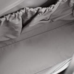 Pre Owned Dior Grey Cannage Leather Nappy Diaper Bag