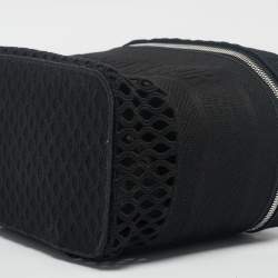 Pre Owned Dior Black Canvas Embroidered DiorTravel Vanity Case