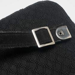 Pre Owned Dior Black Canvas Embroidered DiorTravel Vanity Case